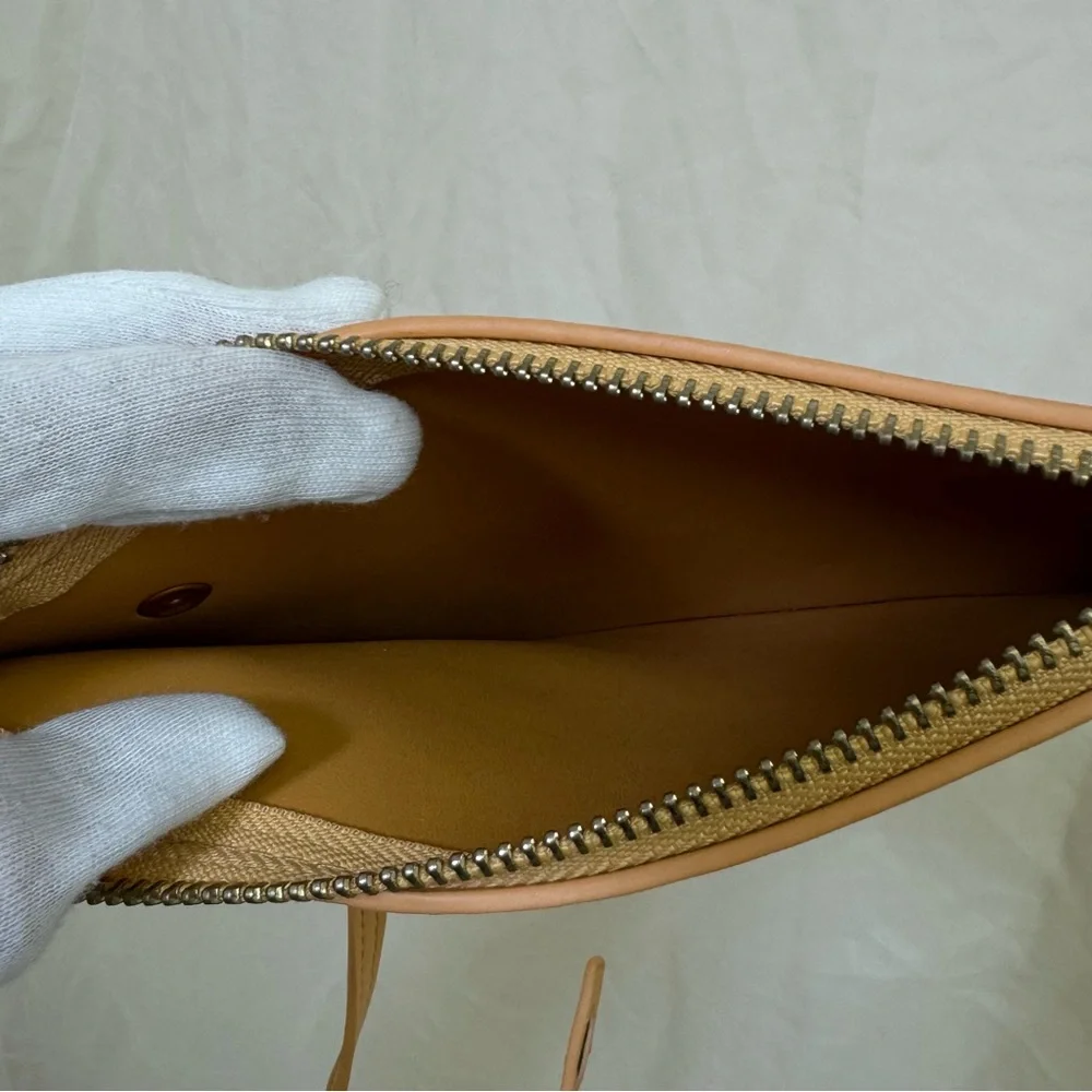 Mansur Gavriel Leather Clutch Pouch Wallet Wristlet